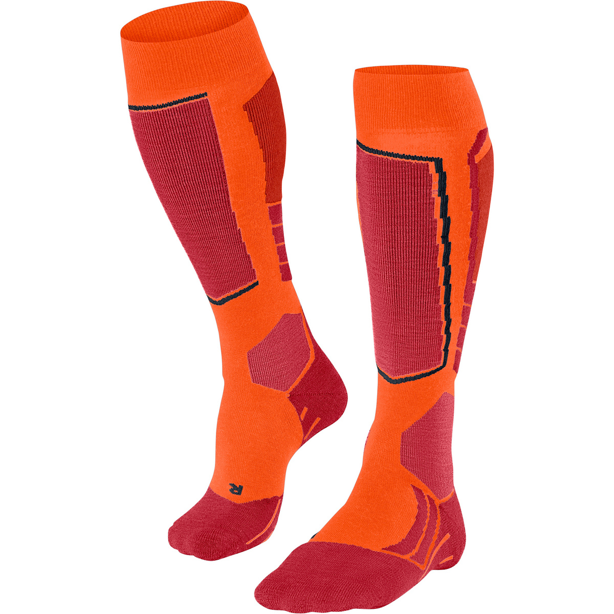 Falke Uomo Calze SK 2 (Taglia 39 , Arancione)