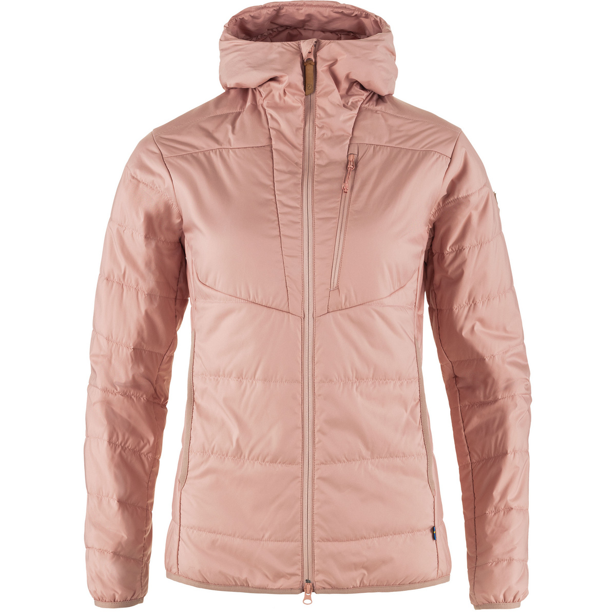 Fjällräven Damen Keb Padded Hoodie Jacke (Größe XL, rosa)