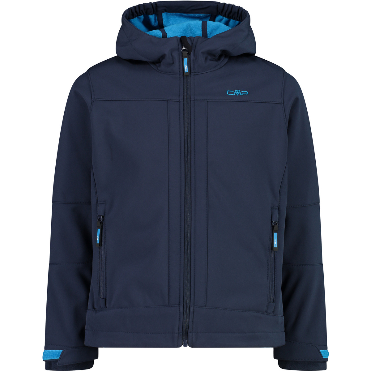 CMP Kinder Softshell Hoodie Jacke (Größe 110, blau)