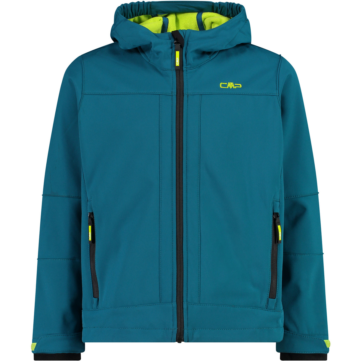 CMP Kinder Softshell Hoodie Jacke (Größe 98, gruen)