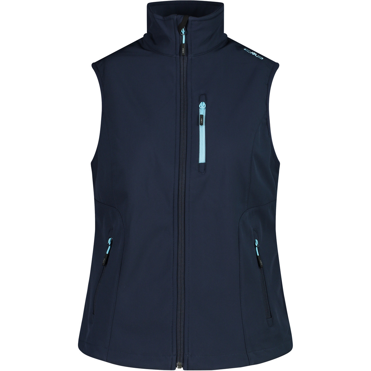 CMP Damen Softshell Weste (Größe 3XL, blau)