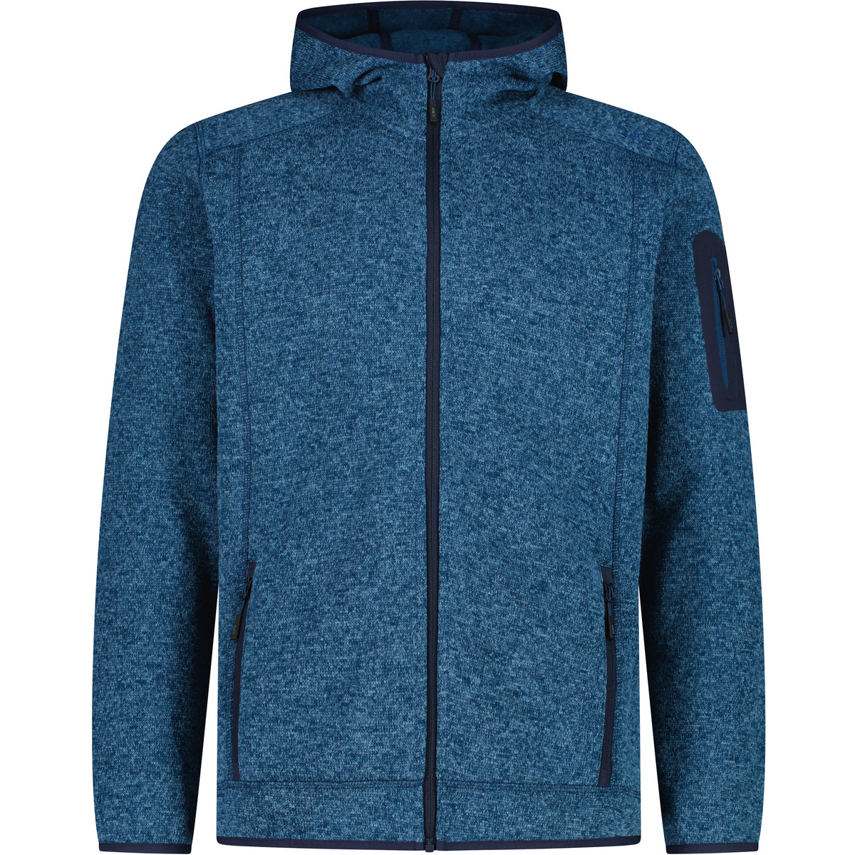 CMP Herren Fleece Hoodie Jacke (Größe XXL, blau)