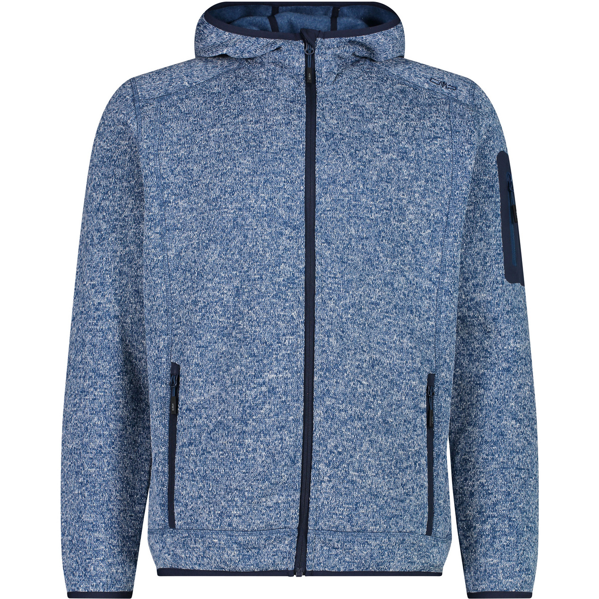 CMP Herren Fleece Hoodie Jacke (Größe 4XL, blau)