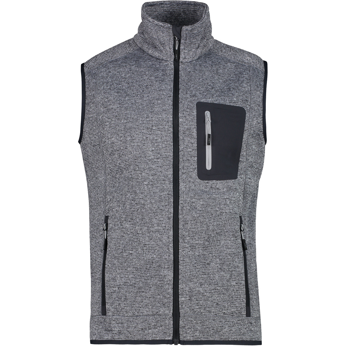 CMP Herren Fleece Weste (Größe 3XL, grau)
