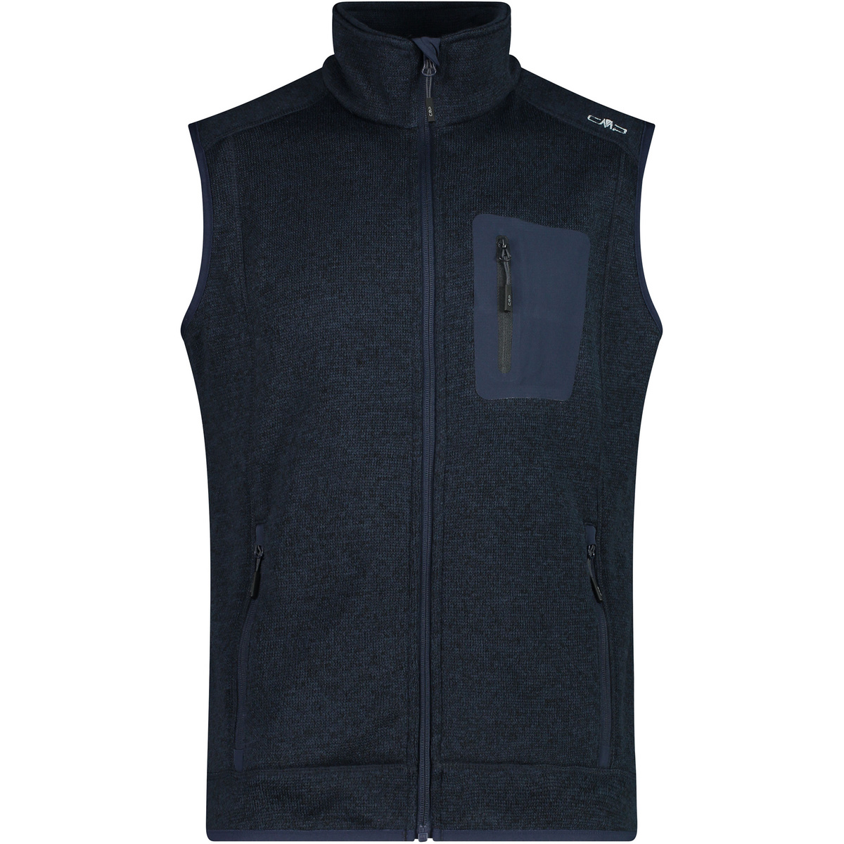 CMP Uomo Gilet in pile (Taglia 3XL, Blu)