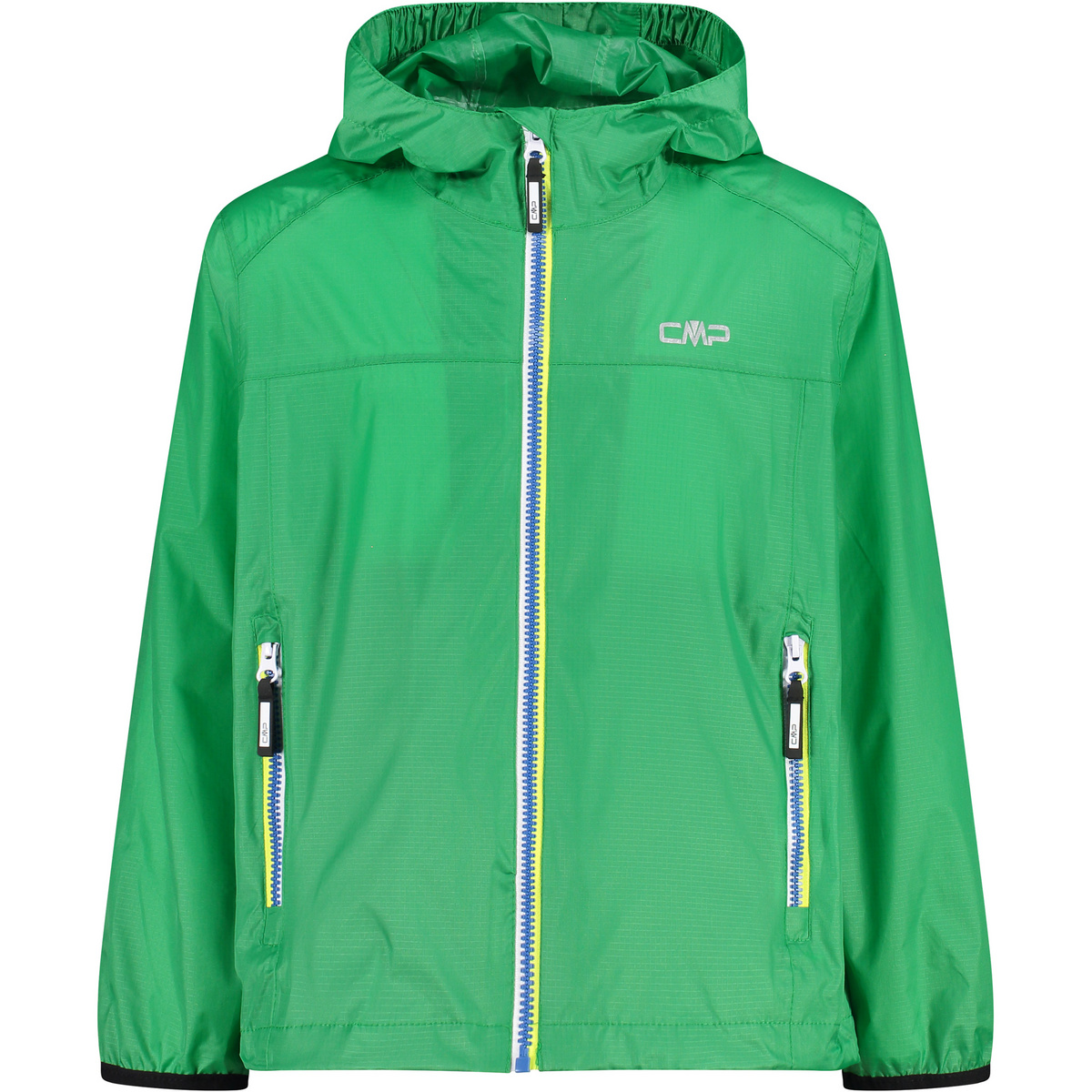 CMP Kinder Fix Hoodie Regenjacke (Größe 104, gruen)