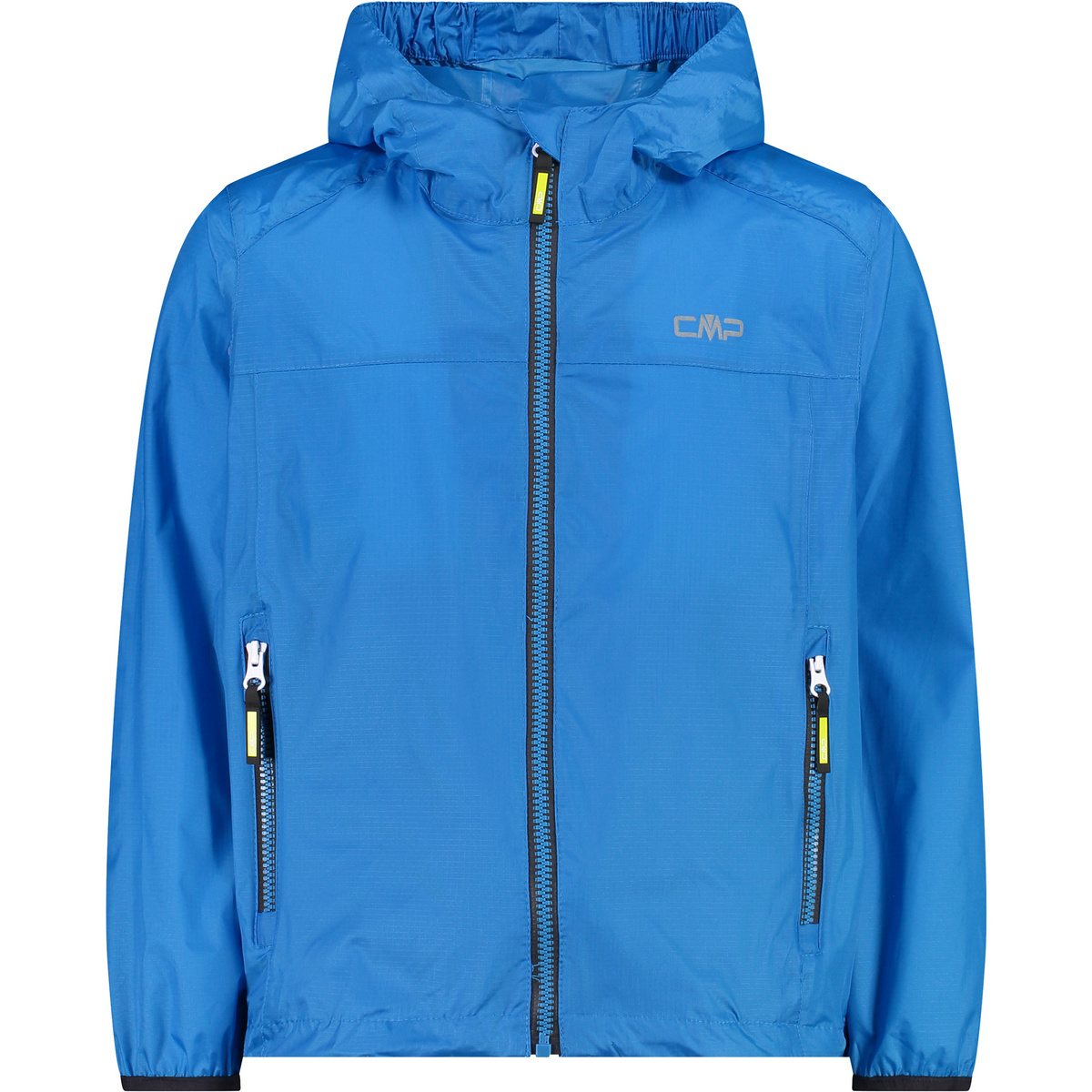 CMP Kinder Fix Hoodie Regenjacke (Größe 152, blau)