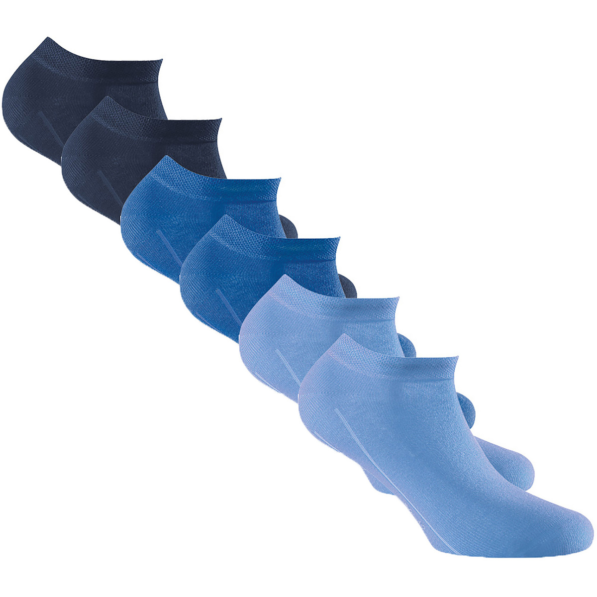 Rohner Sneaker 3er Pack Socken (Größe 35 , blau)