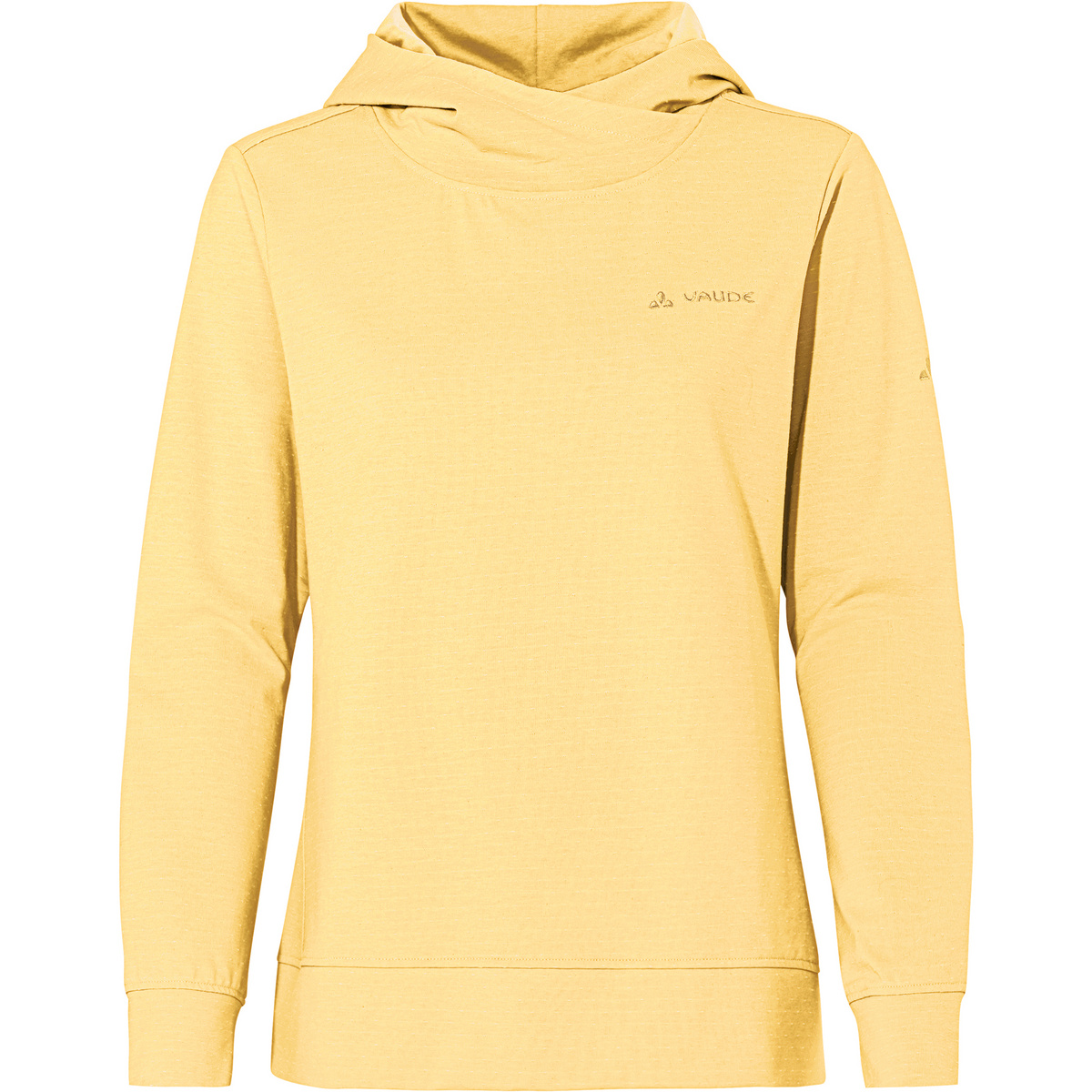 Vaude Donna Felpa con cappuccio Tuenno (Taglia S, Giallo)