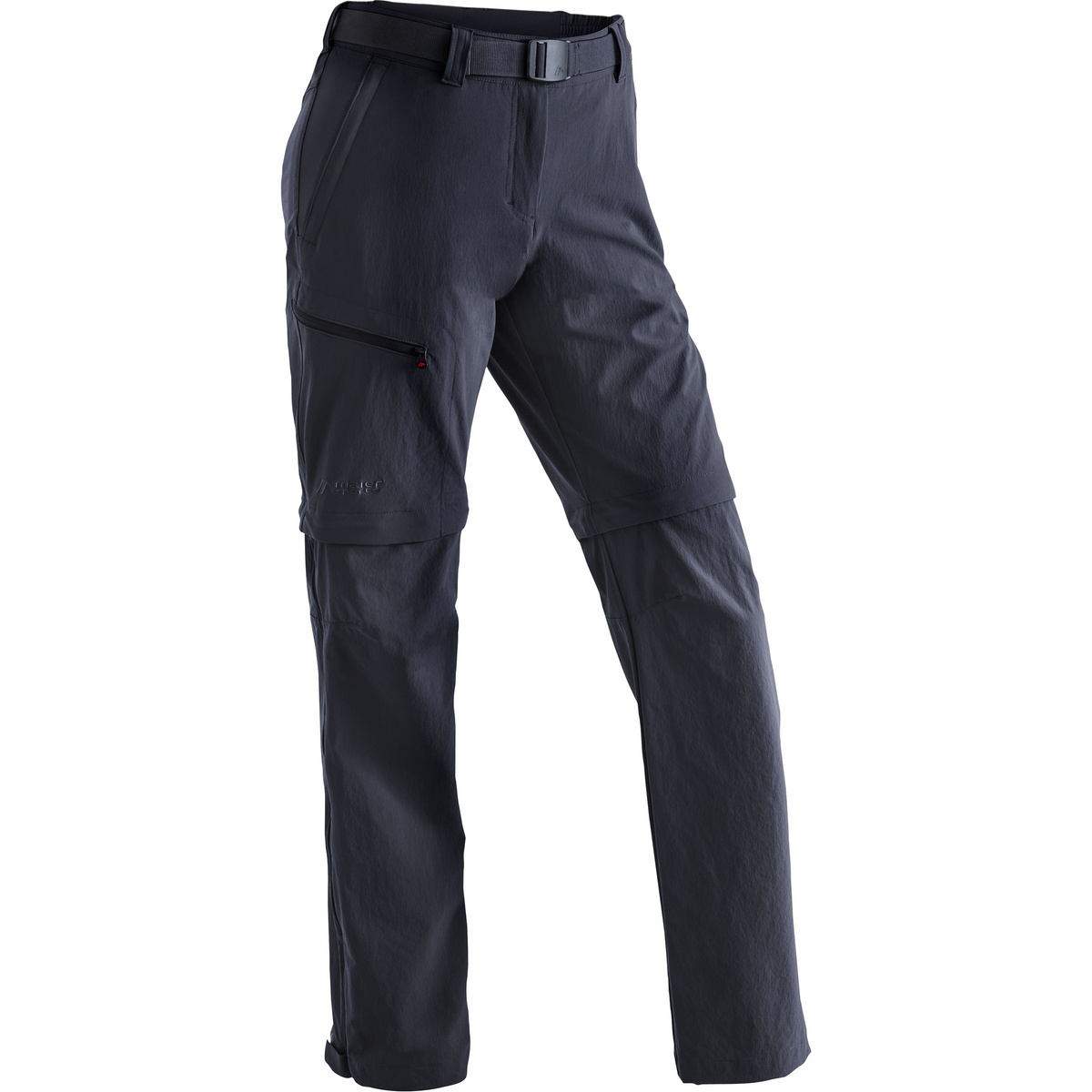 Maier Sports Damen Nata T-Zip Off Hose (Größe L, blau)