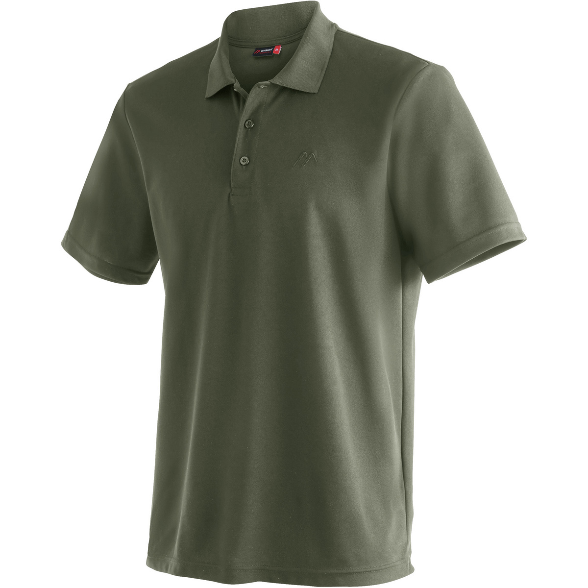 Maier Sports Uomo Maglietta polo Ulrich (Taglia M, Verde)