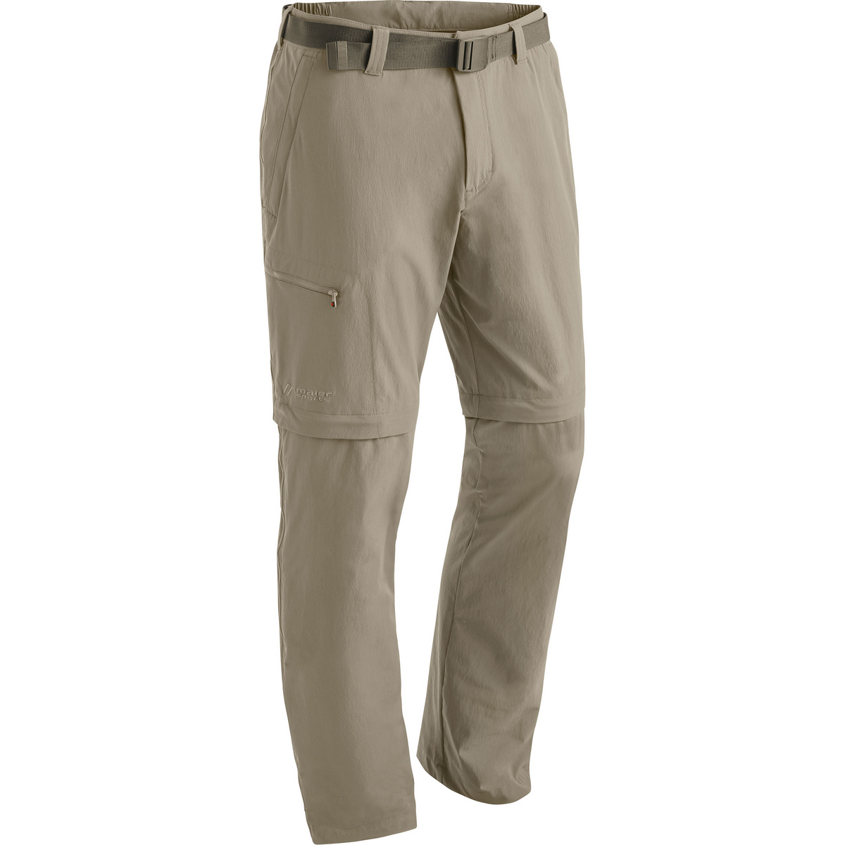 Maier Sports Herren Tajo T-Zip Off Hose (Größe M, beige)