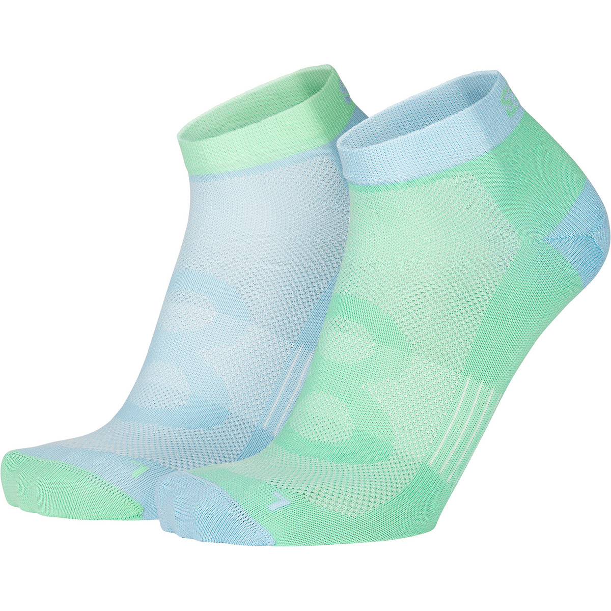Eightsox Sport Color 2 Socken 2er Pack (Größe 39 , gruen)