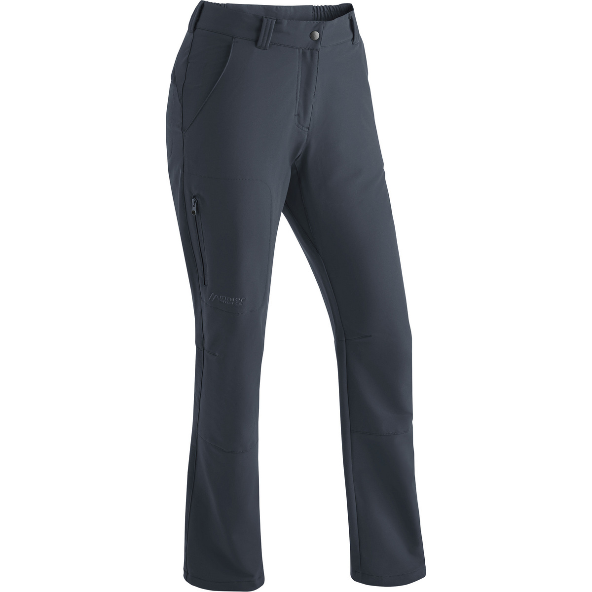 Maier Sports Donna Pantaloni Helga (Taglia XS, Grigio)