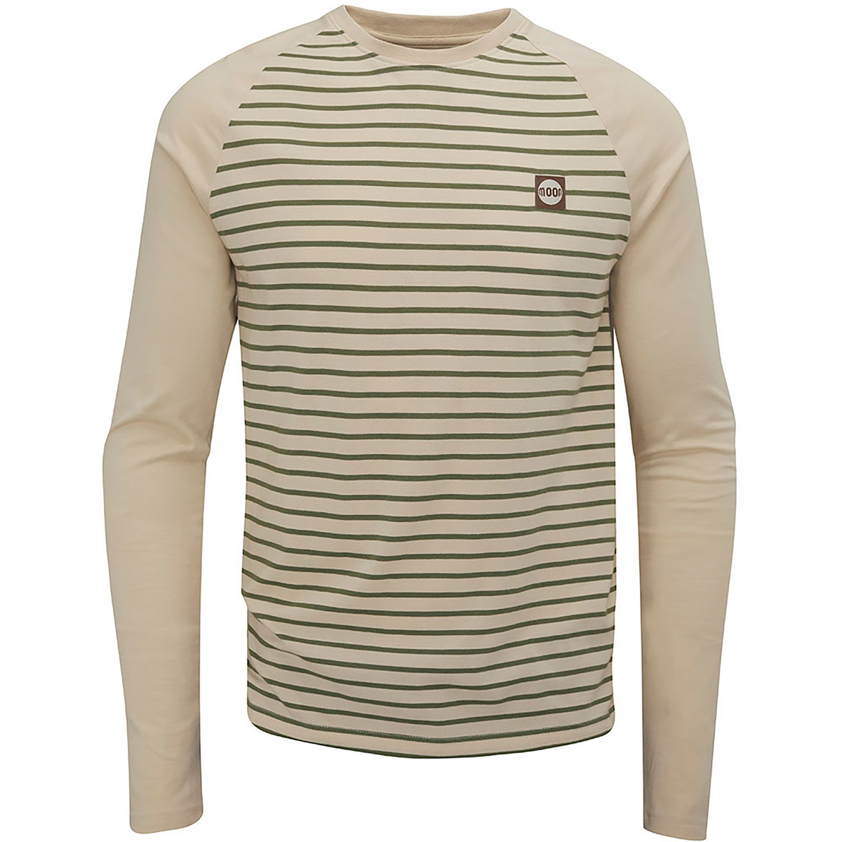 moon Homme T-shirt long Striped (taille M, Beige)