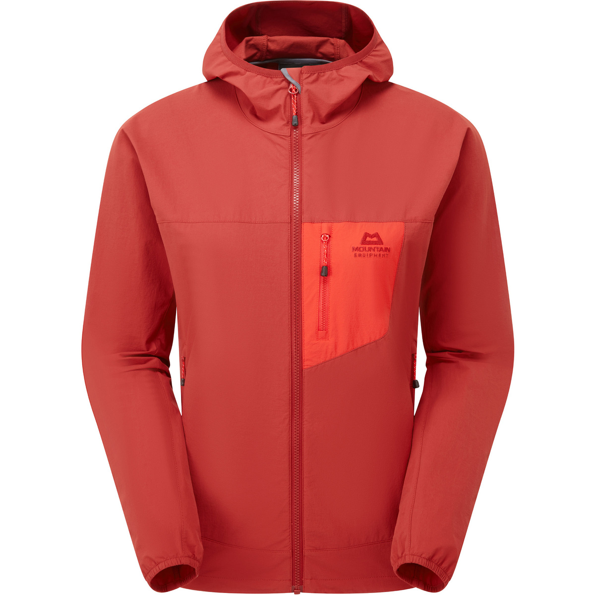 Mountain Equipment Damen Echo Hooded Jacke (Größe M, rot)