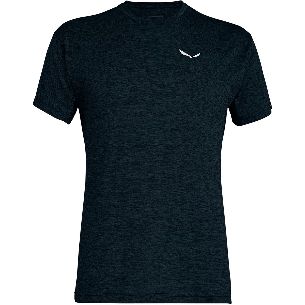 Salewa Uomo Maglietta Puez Melange Dry (Taglia XL, Nero)