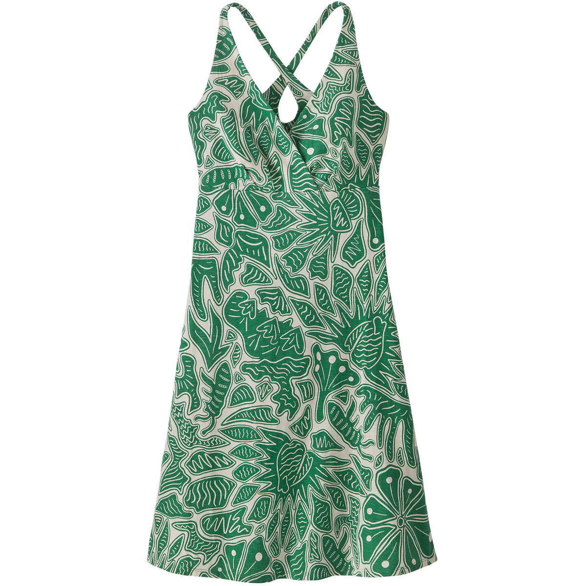 Patagonia Donna Vestito Amber Dawn (Taglia S, Verde)