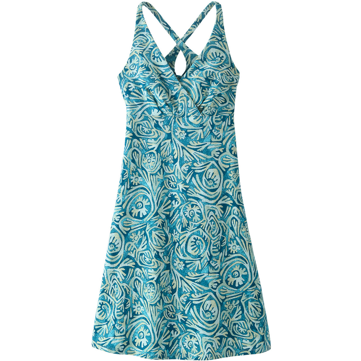 Patagonia Damen Amber Dawn Kleid (Größe XS, tuerkis)