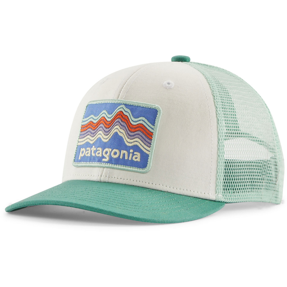 Patagonia Kinder Trucker Cap (Größe ONE SIZE, gruen)