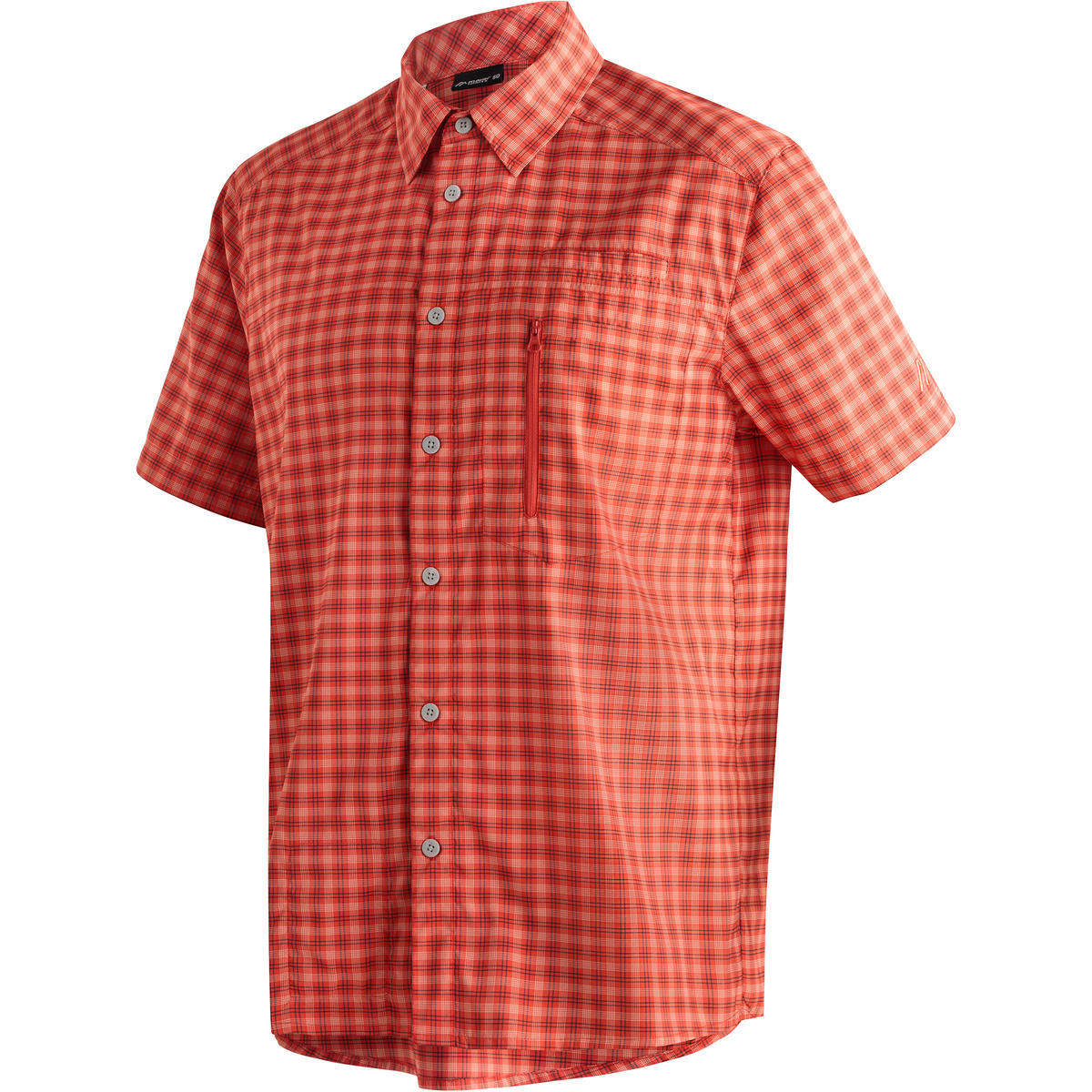 Maier Sports Uomo Camicia Mats (Taglia M, Arancione)