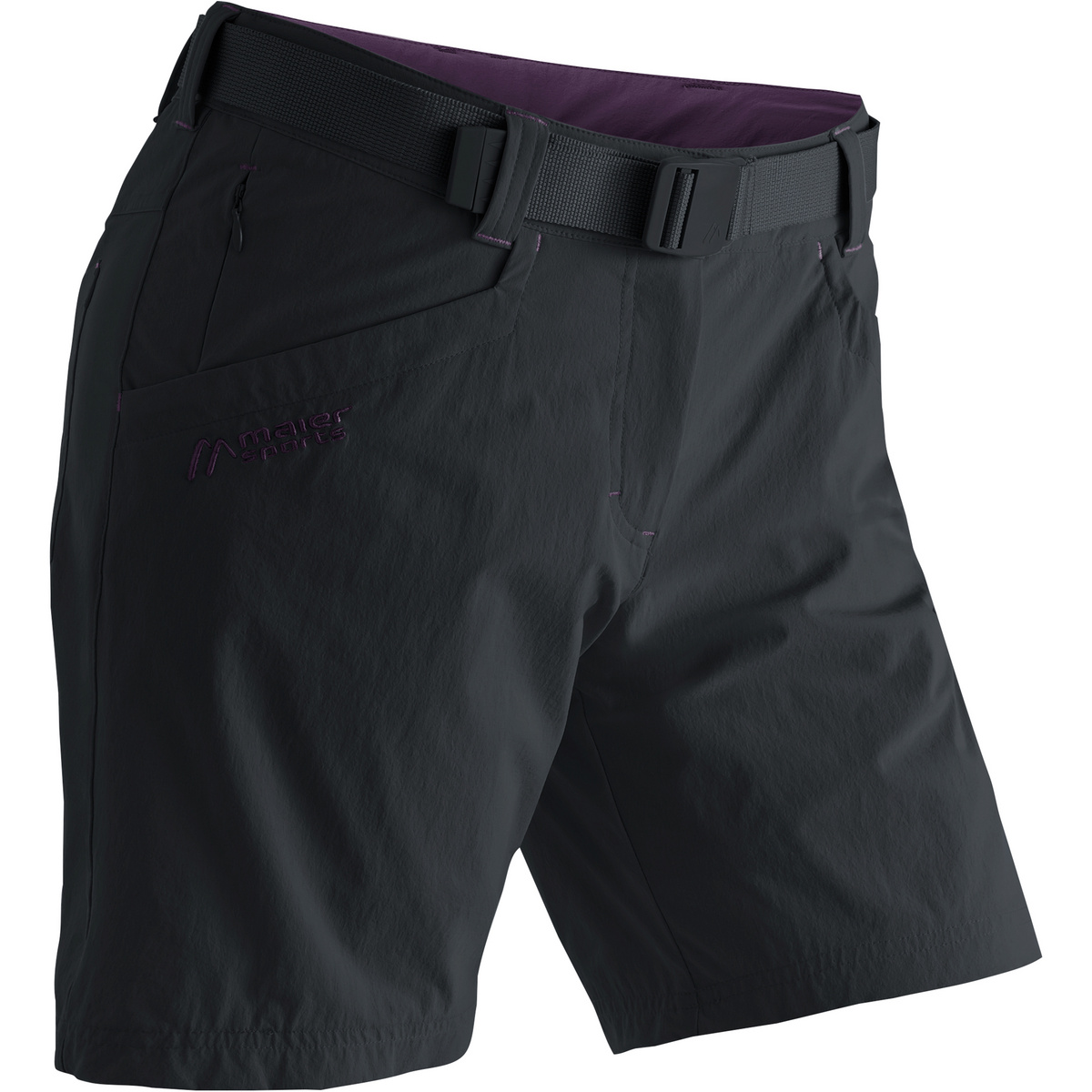 Maier Sports Donna Pantaloncini Lulaka (Taglia XS, Nero)