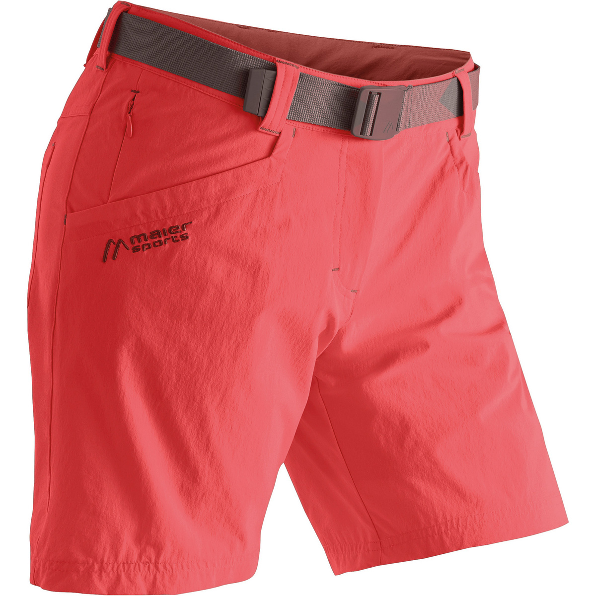 Maier Sports Donna Pantaloncini Lulaka (Taglia L, Rosso)