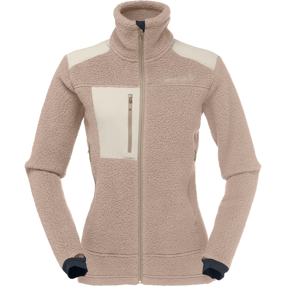 Norrona Femme Veste Trollveggen Thermal Pro (taille L, Beige)