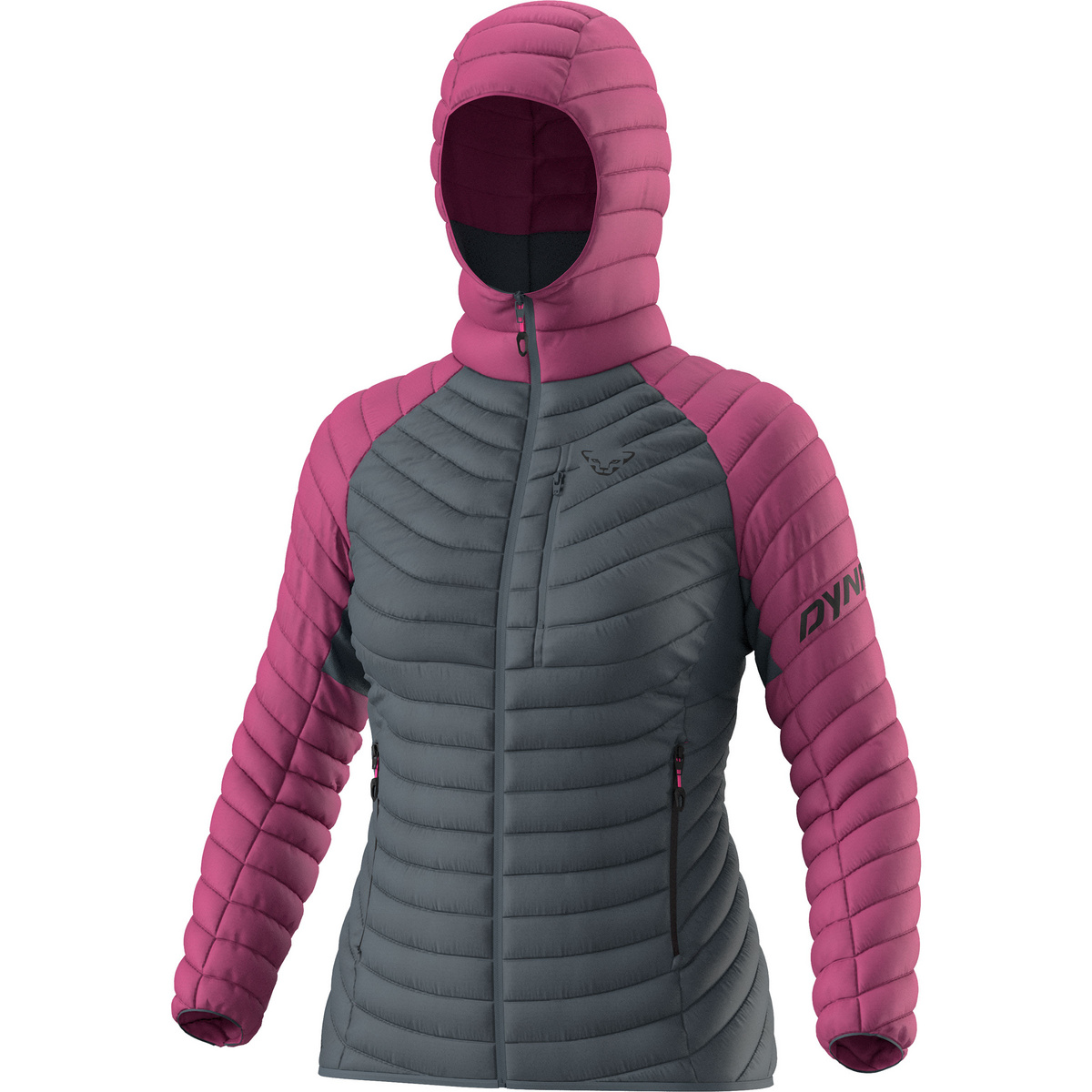 Dynafit Damen Radical Down Hoodie Jacke (Größe XL, pink)