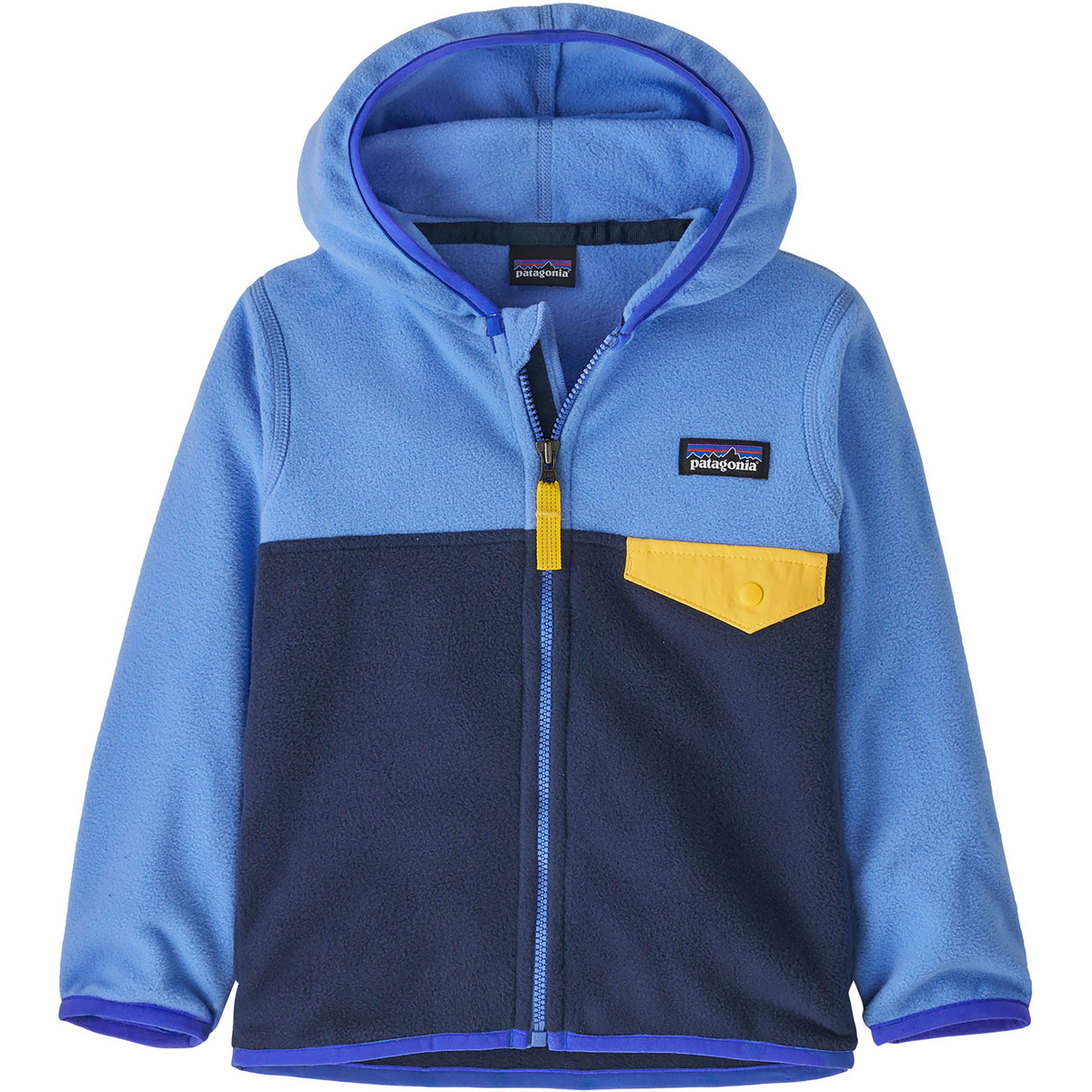 Patagonia Kinder Baby Micro D Snap-T Jacke (Größe 84, blau)