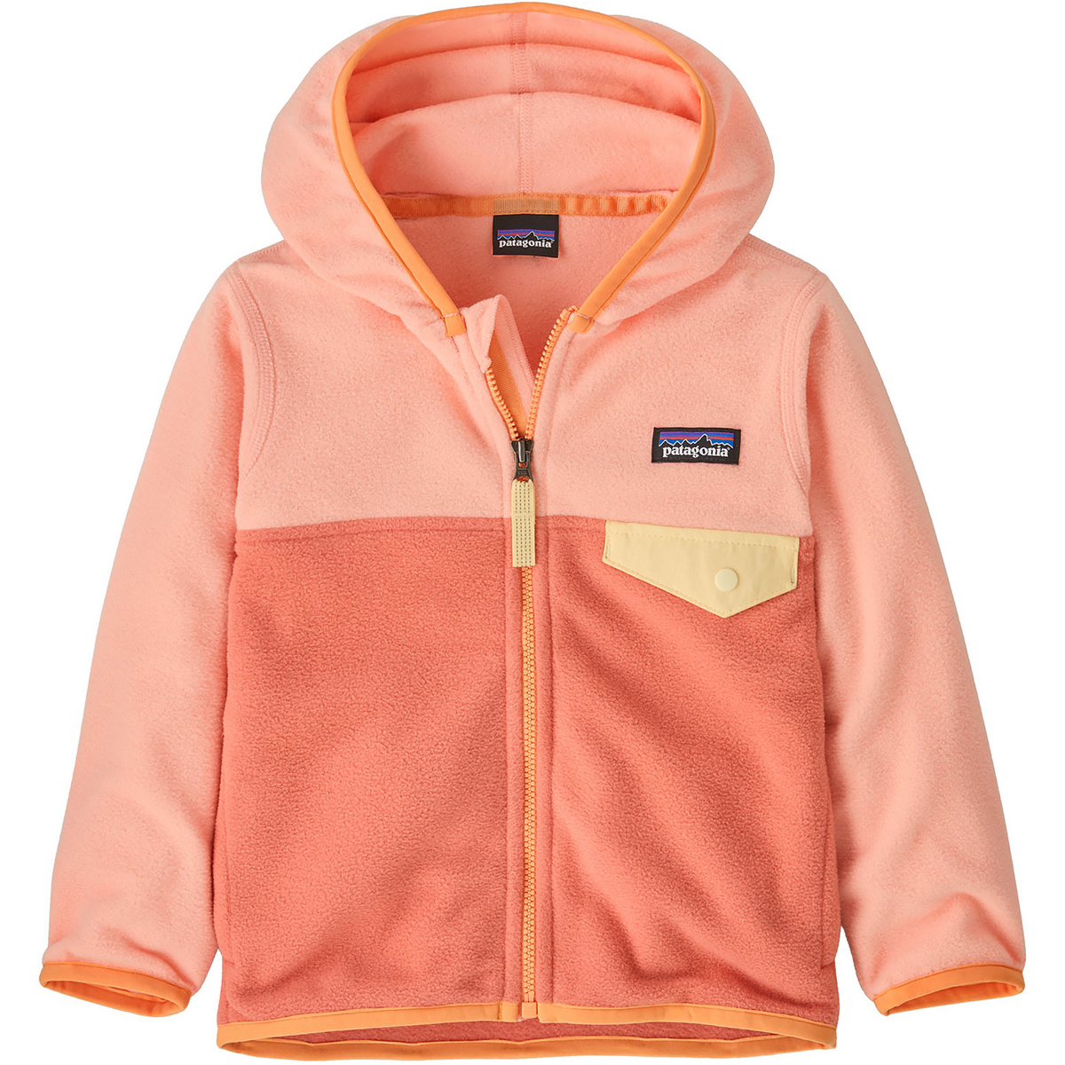 Patagonia Enfants Veste Baby Micro D Snap-T (taille 89, rose)
