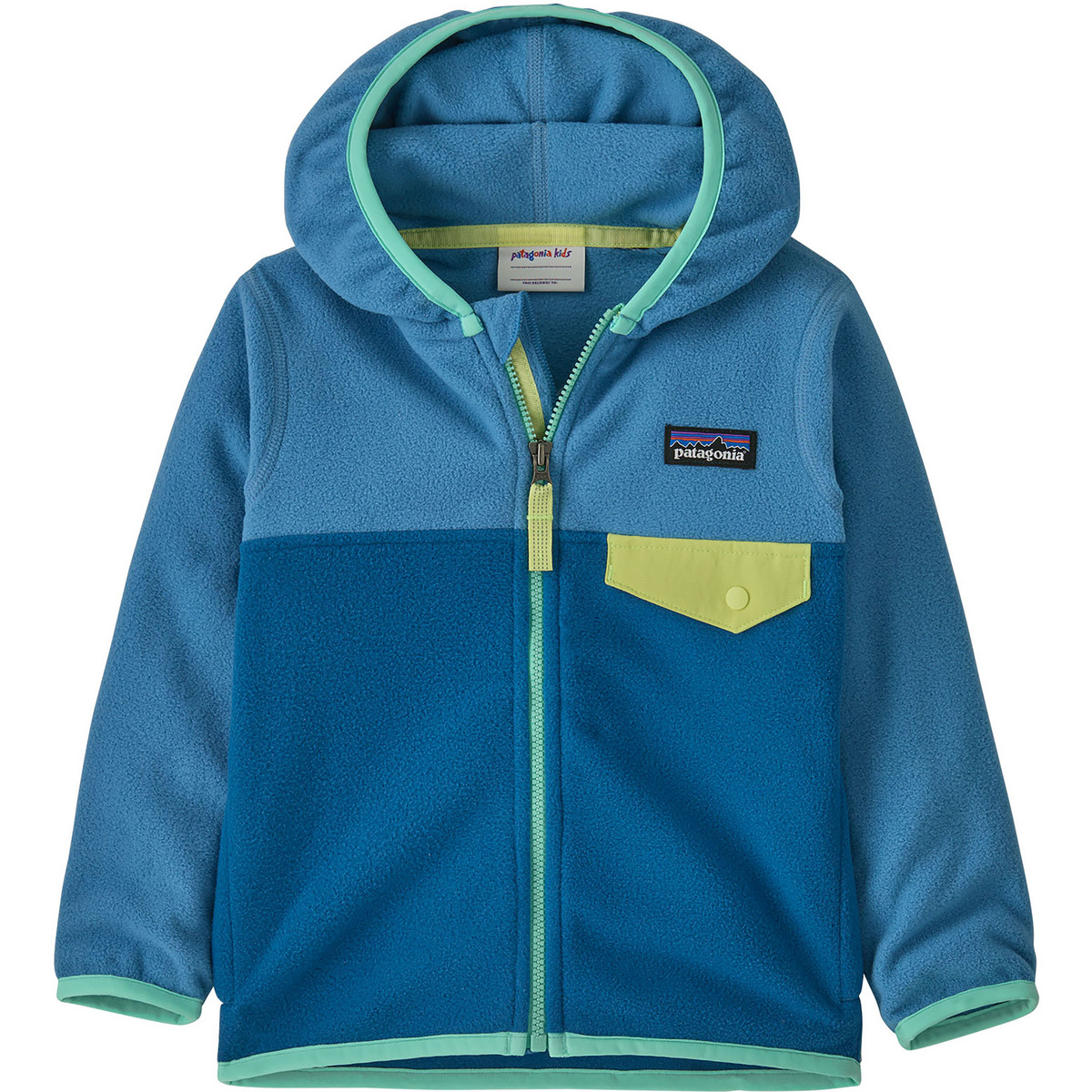 Patagonia Kinder Baby Micro D Snap-T Jacke (Größe 79, blau)