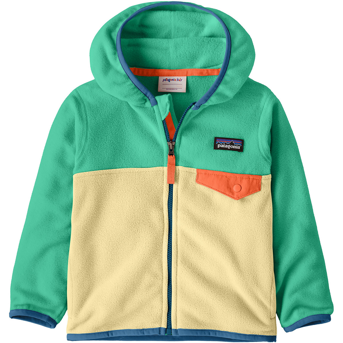 Patagonia Kinder Baby Micro D Snap-T Jacke (Größe 79, gruen)