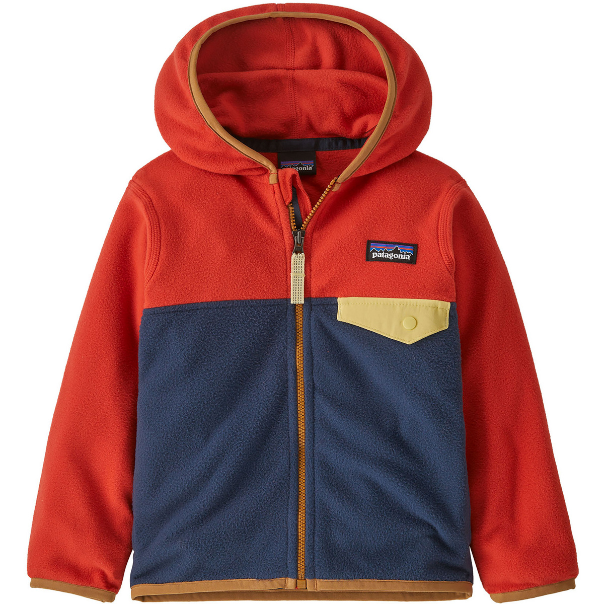Patagonia Kinder Baby Micro D Snap-T Jacke (Größe 97, rot)
