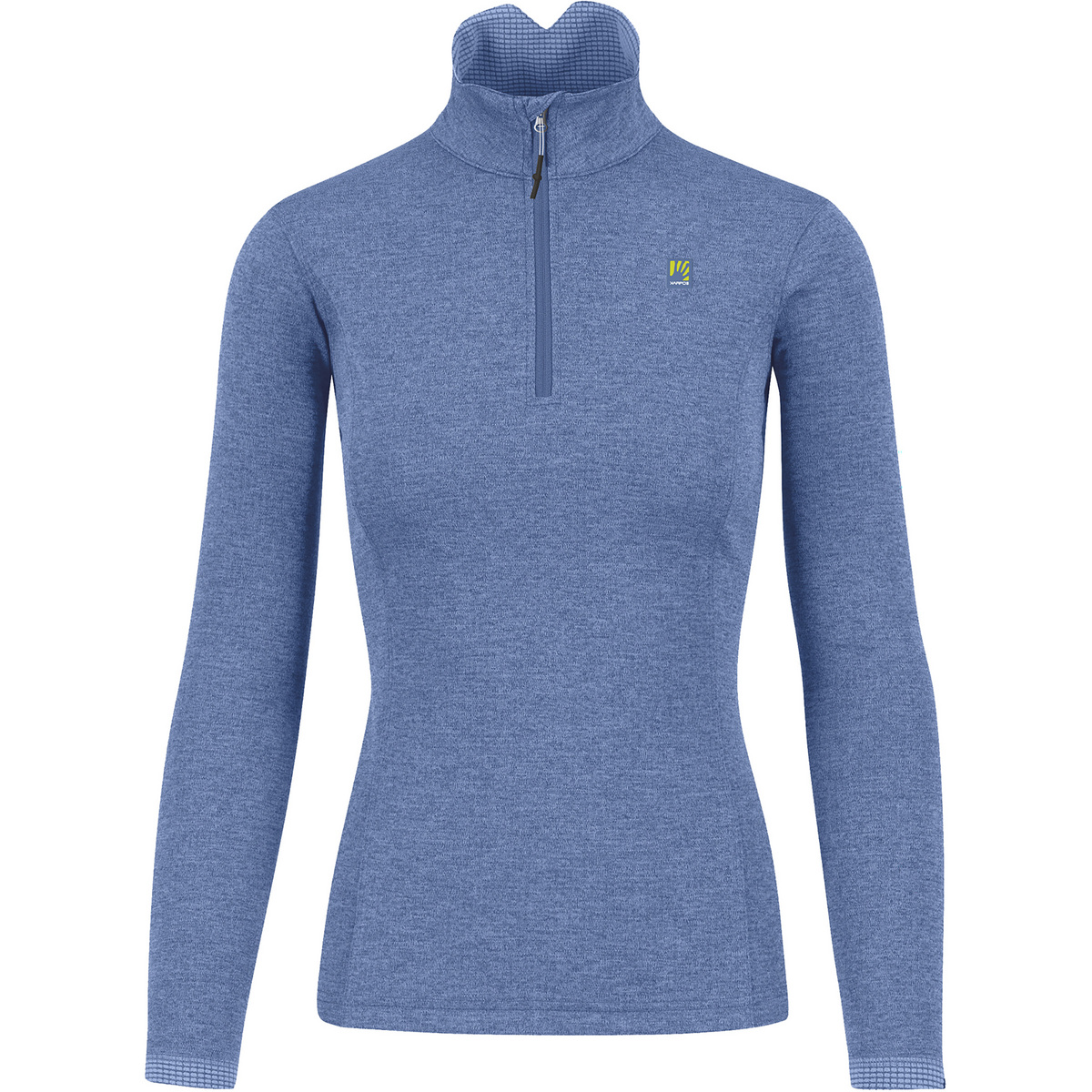 Karpos Damen Pizzocco Half Zip Longsleeve (Größe L, blau)