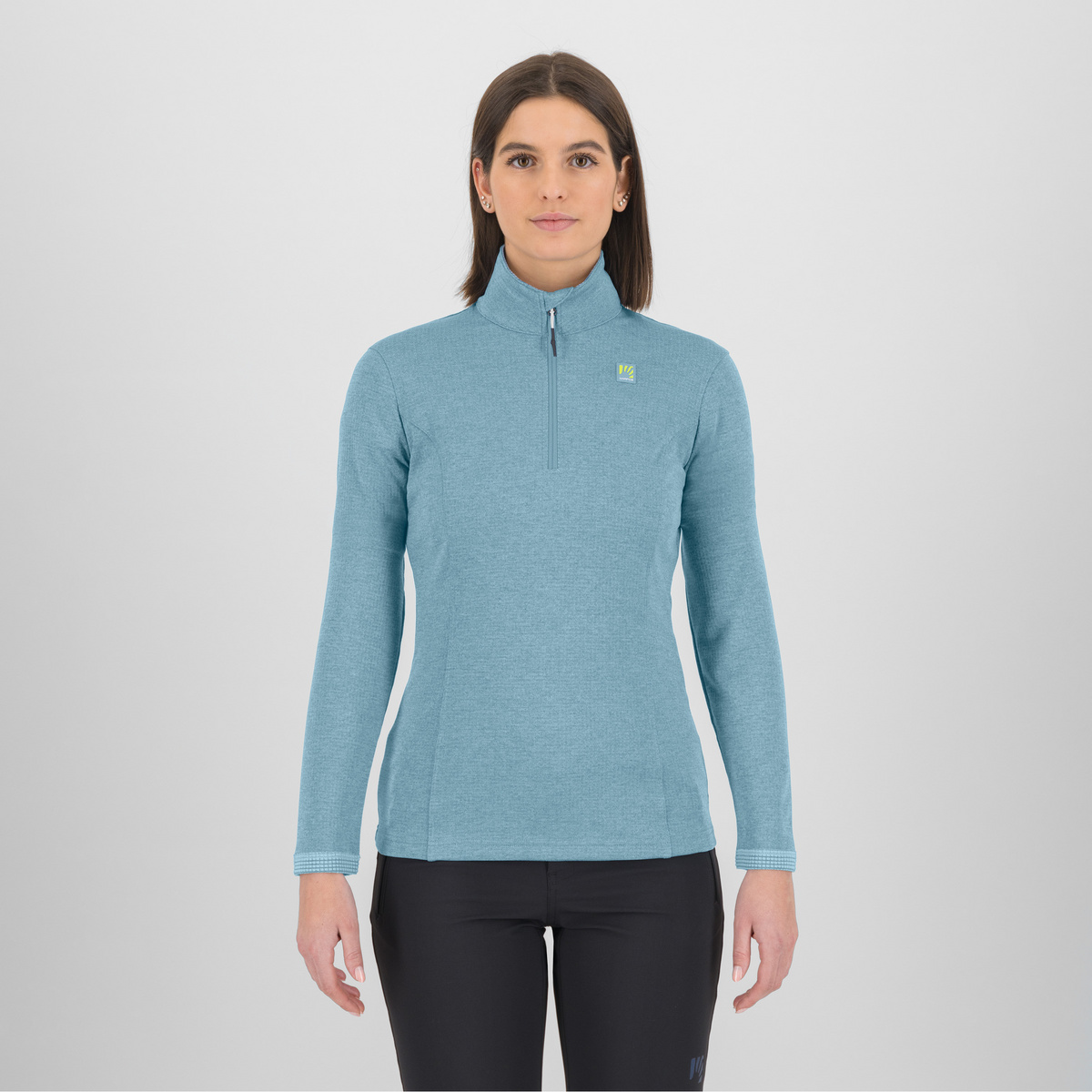 Image of Karpos Donna Maglia a manica lunga con zip Pizzocco