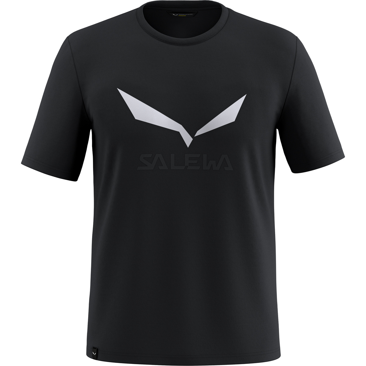 Salewa Uomo Maglietta Solidlogo DRI-Release (Taglia M, Nero)