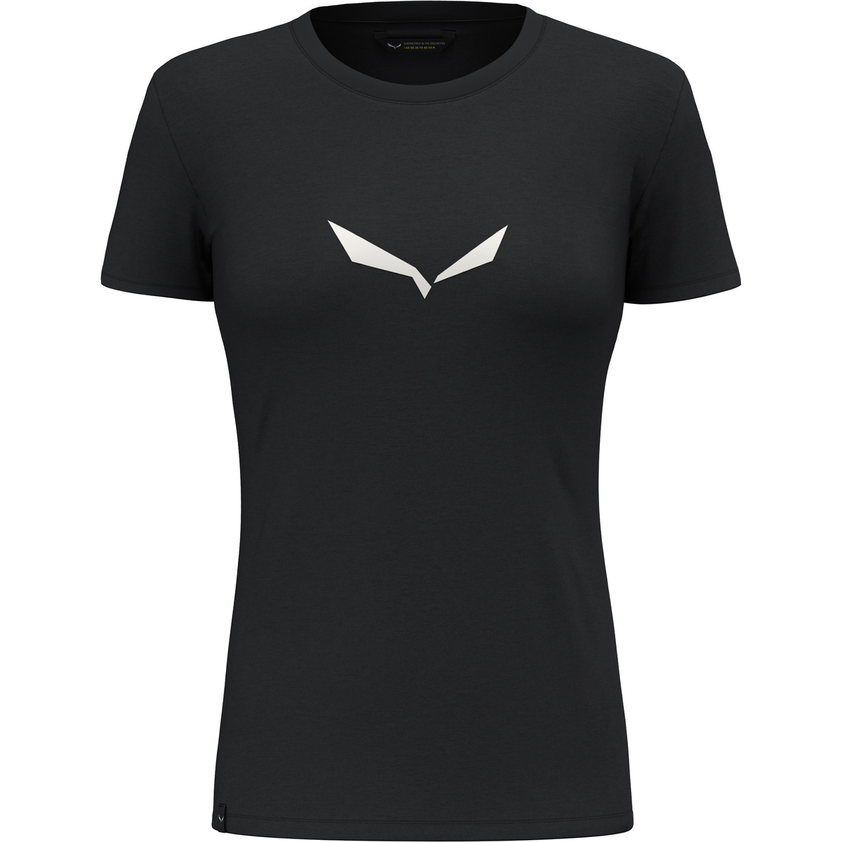 Salewa Donna Maglietta Solid DRI-Release (Taglia XXS, Nero)