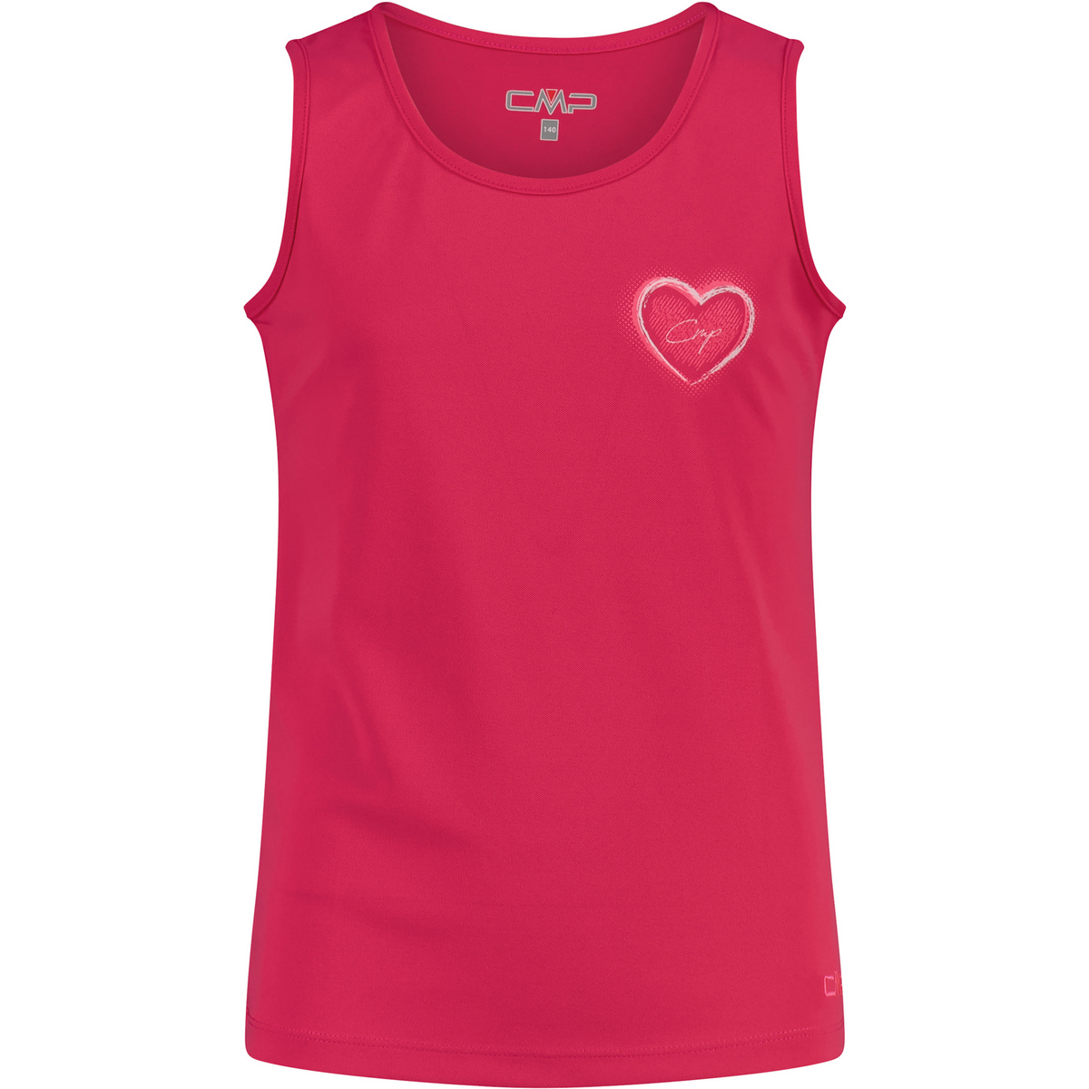 CMP Bambino Tank top Print (Taglia 104, Magenta)