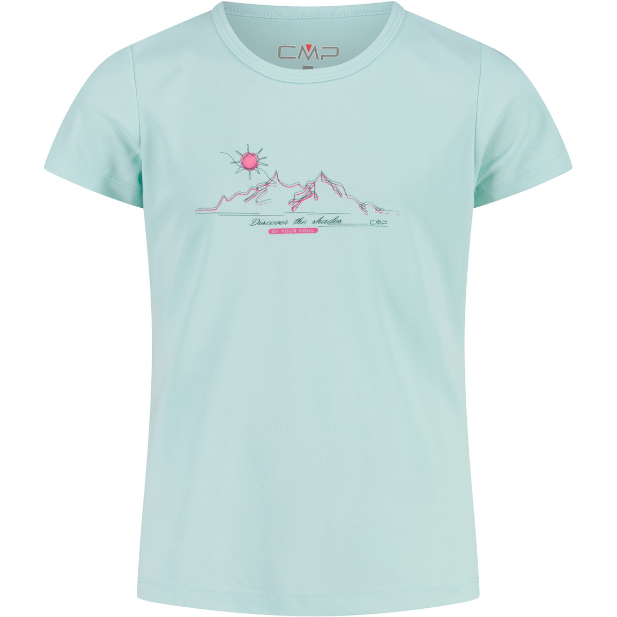 CMP Kinder Piquet T-Shirt (Größe 152, blau)