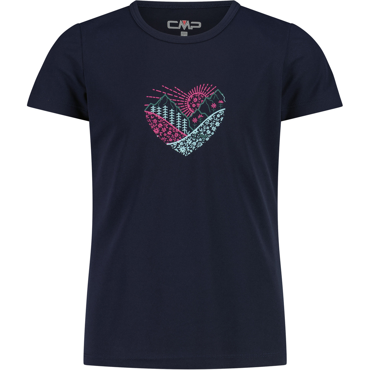 CMP Bambino Maglietta Piquet (Taglia 110, Blu)