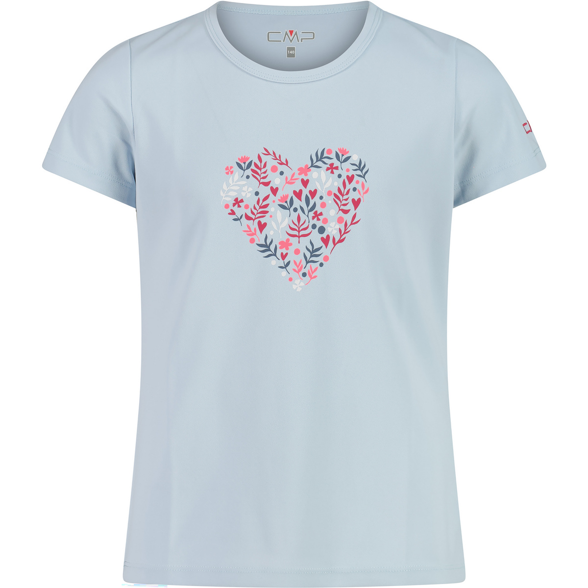 CMP Kinder Piquet T-Shirt (Größe 164, blau)