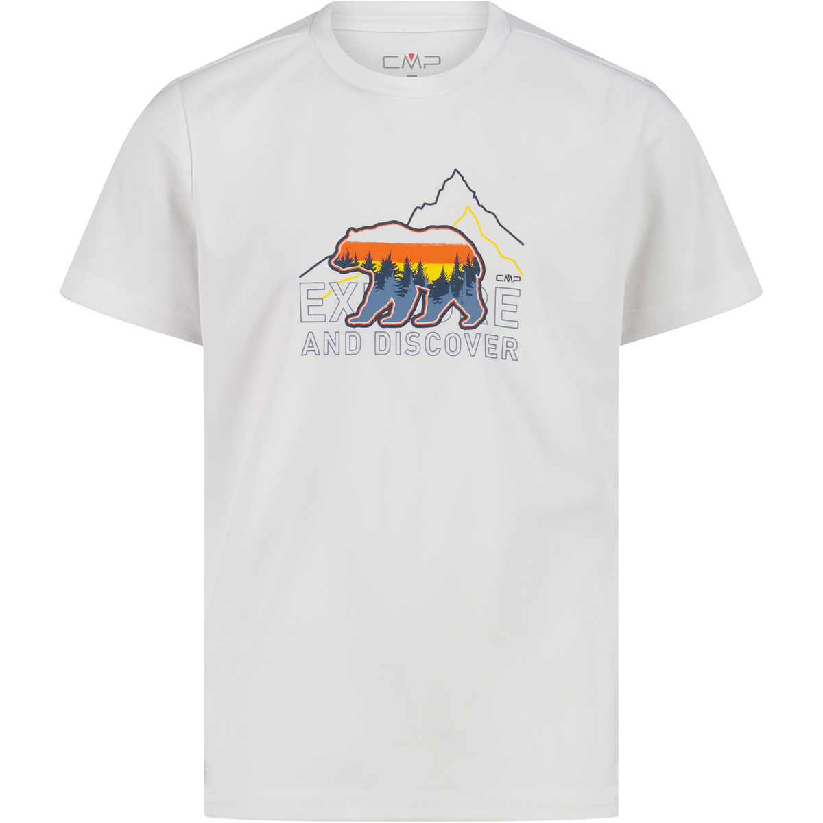 CMP Kinder Piquet T-Shirt (Größe 152, weiss)