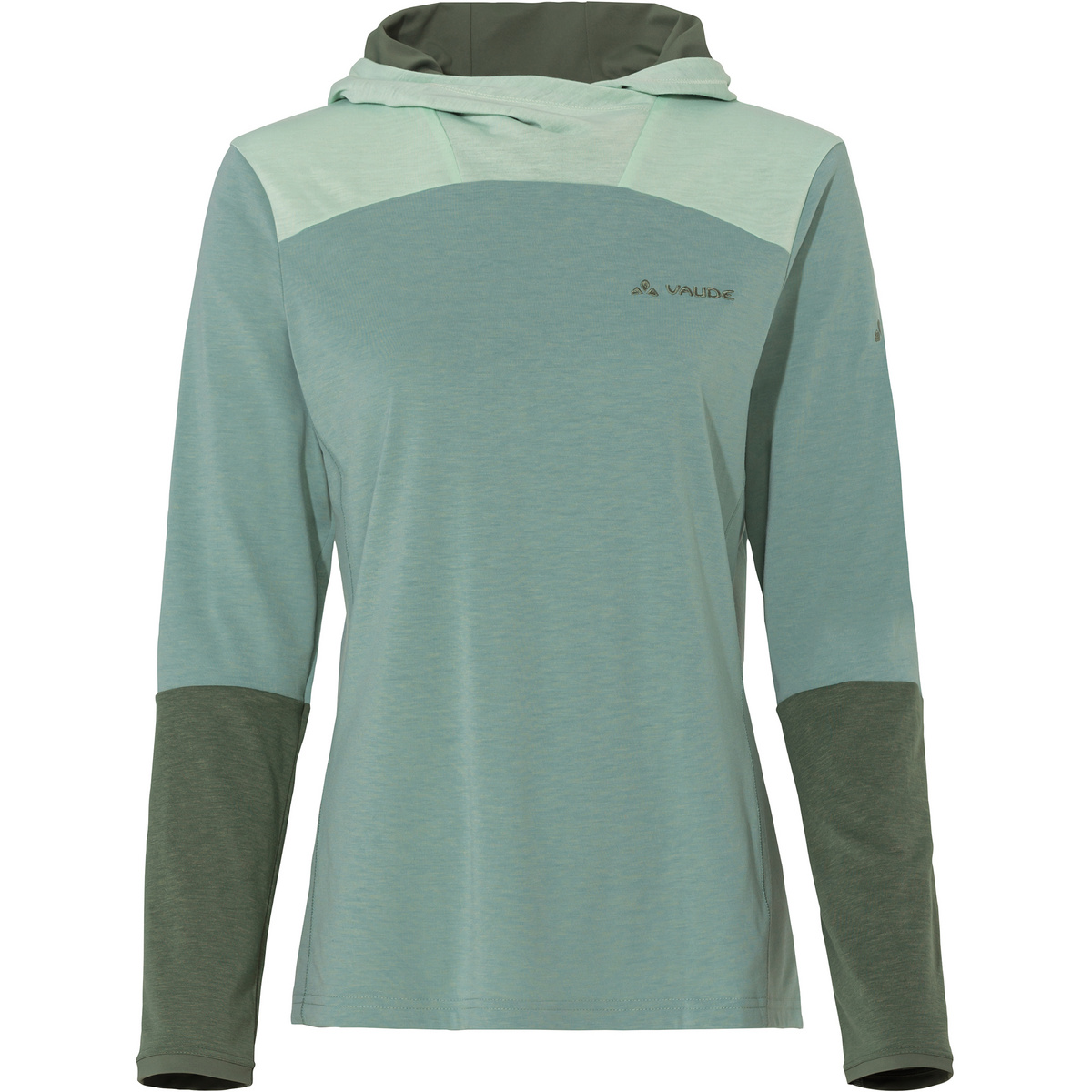 Vaude Donna Felpa con cappuccio Tremalzo (Taglia S, Verde)
