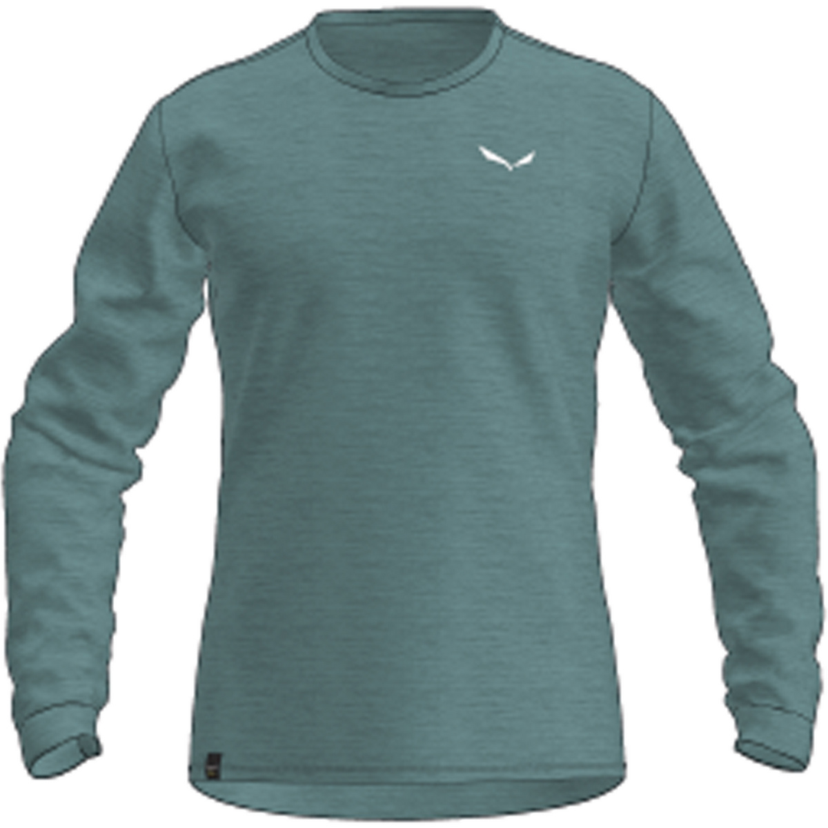 Salewa Herren Puez Melange Dry Longsleeve (Größe XXL, gruen)