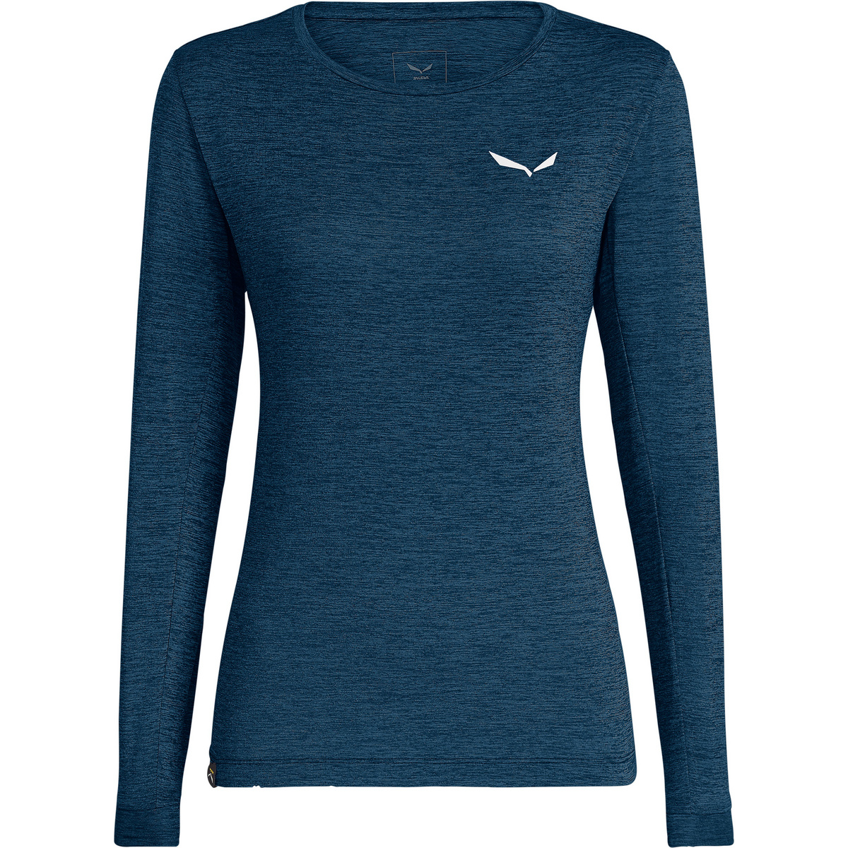 Salewa Damen Puez Melange DRY Longsleeve (Größe XXL, navy blazer melange)