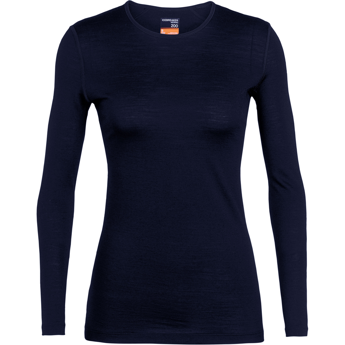 Icebreaker Donna Maglia a manica lunga 200 Oasis (Taglia XL, Blu)