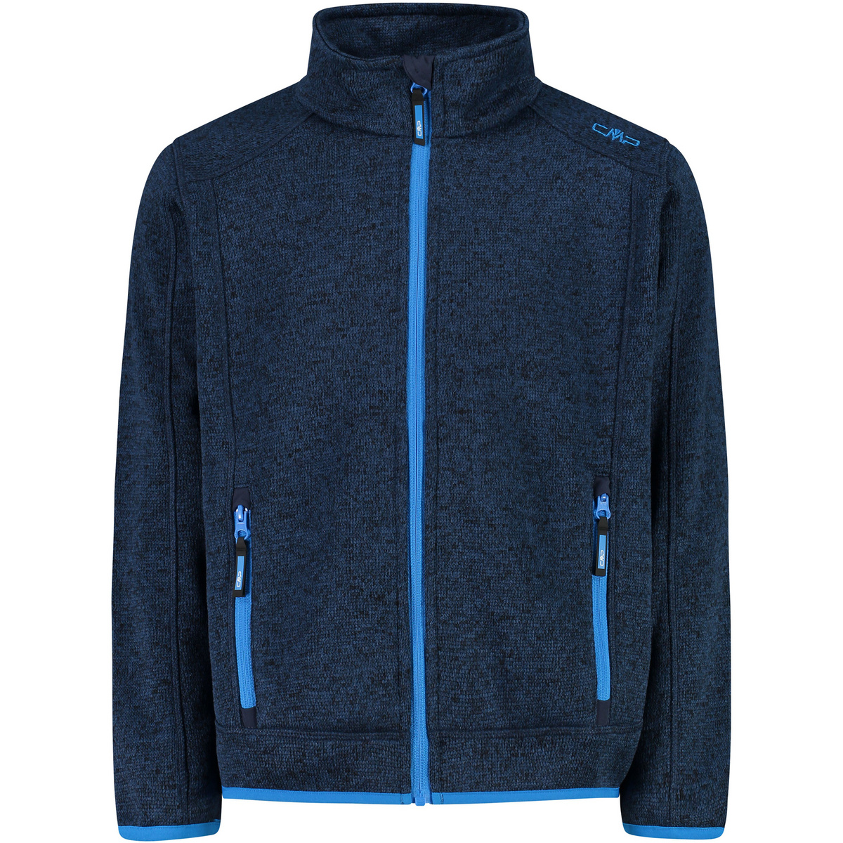 CMP Kinder Knit Tech Jacke (Größe 128, blau)