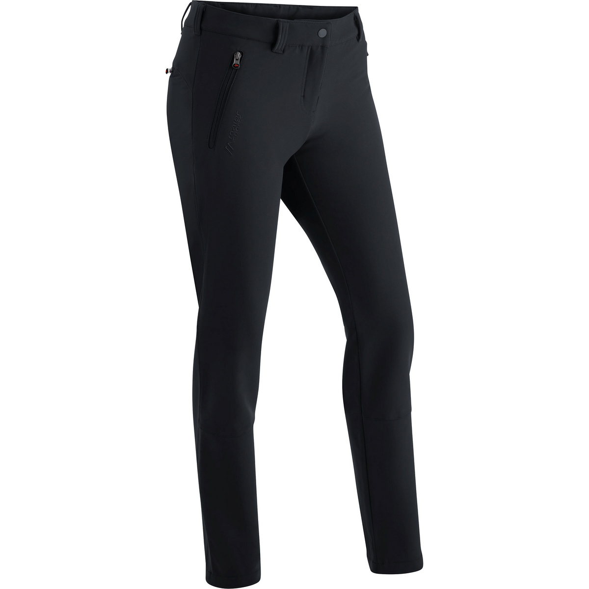 Maier Sports Damen Helga Slim Hose (Größe XS, schwarz)