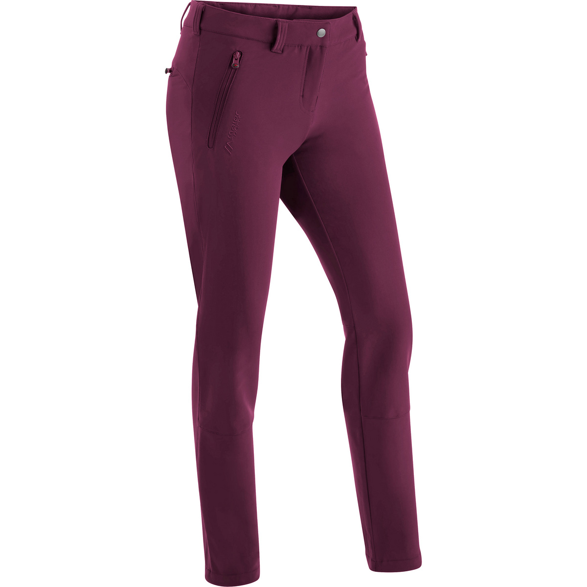 Maier Sports Damen Helga Slim Hose (Größe L, rot)